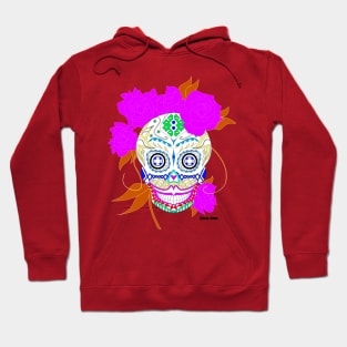 white luxury catrina ecopop Hoodie